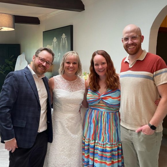 Kay Unger Wynonna Illusion Lace White Gown - Wedding/Reception Dress - Size 8 - Picture 8 of 10